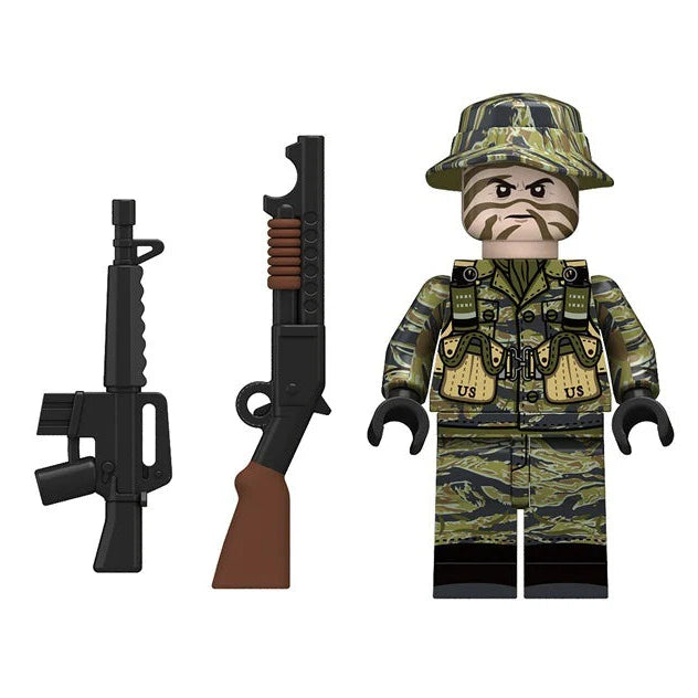 Vietnam Grunt From Vietnamese infantry Custom Minifigure