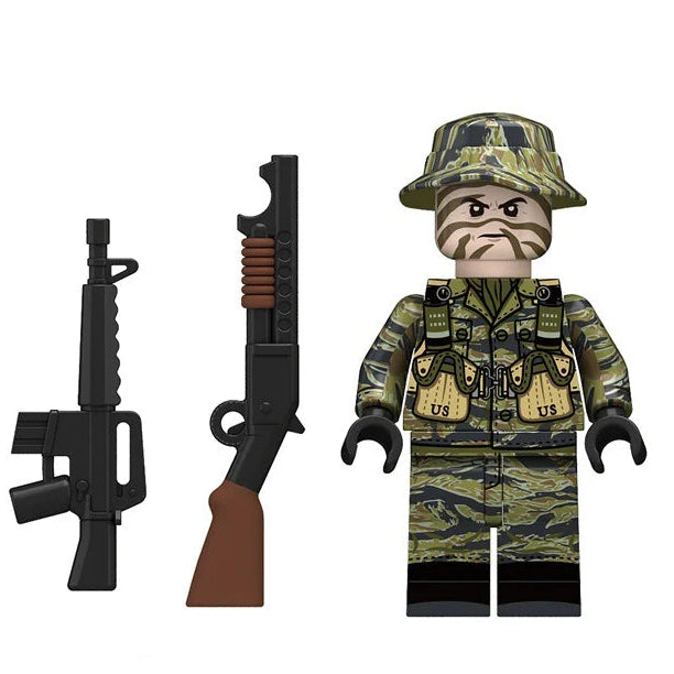Vietnam Grunt From Vietnamese infantry Custom Minifigure