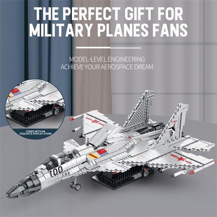 J-15 Flying Shark Max Fighter Jet Building Set