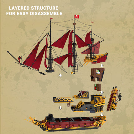 Revenge Sailing Ship Building Set