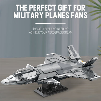 J-20 Mighty Dragon Fighter Jet Building Set