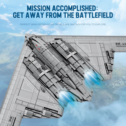 B-2 Spirit Stealth Bomber Aircraft Building Set