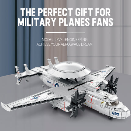 E-2 Hawkeye US Navy Aircraft Building Set