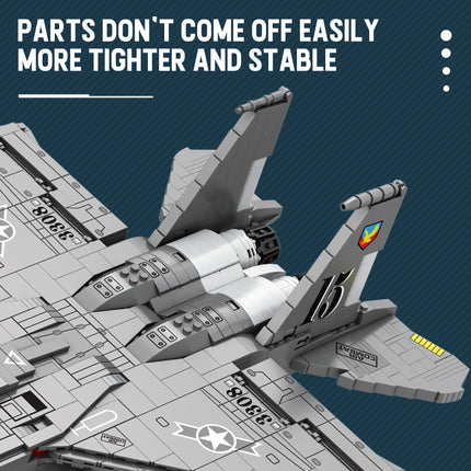 F-15E Strike Eagle Fighter Jet Building Set