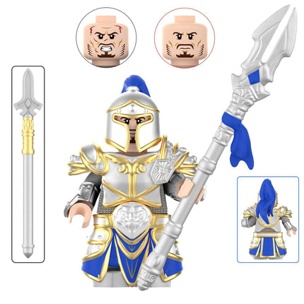 World of Warcraft Stormwind City Gaurd Custom Minifigure