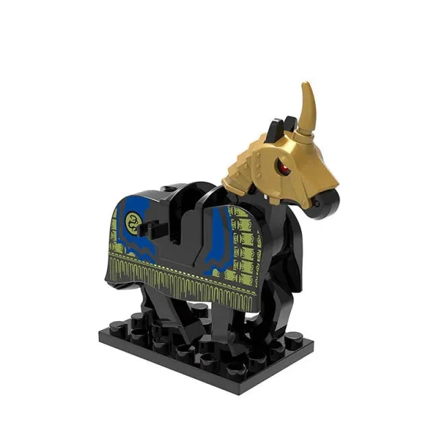 Medieval Armored Warhorse Custom Minifigure