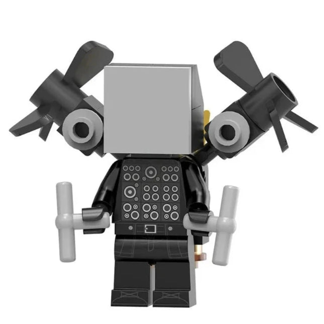 Upgraded Titan TV Man Skibidi Toilet Custom Minifigure