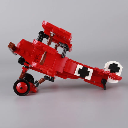 WW1 German Fokker Dr.I Fighter Aircraft Custom Military MOC