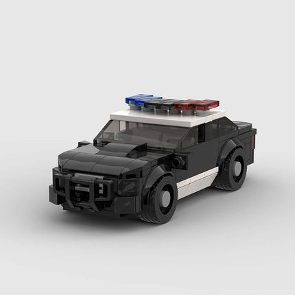 Police Patrol Car Custom Car MOC