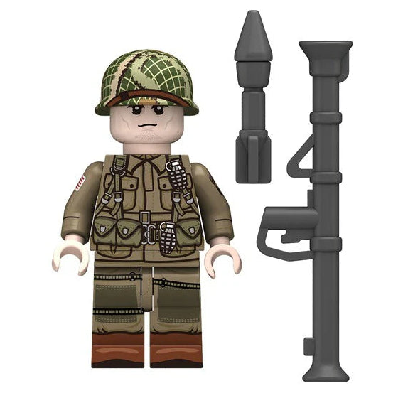 U.S. Airborne Military Soldier Custom Minifigure