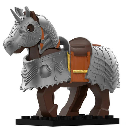 Gothic War Horse Medieval Warhorse Custom Minifigure