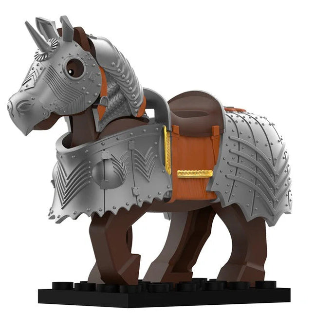 Gothic War Horse Medieval Warhorse Custom Minifigure