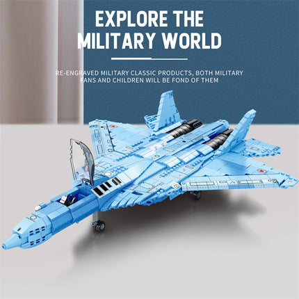 Sukhoi Su-57 Stealth Fighter Jet Building Set