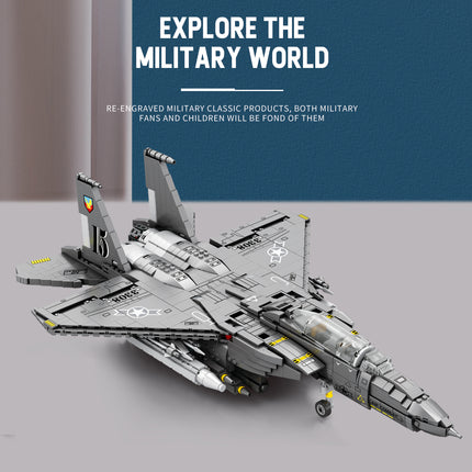 F-15E Strike Eagle Fighter Jet Building Set