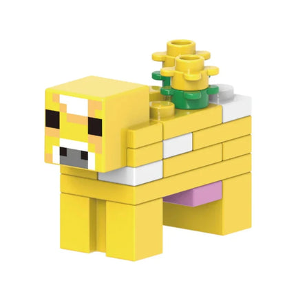 Yellow Flowe Cow Minecraft Custom Minifigure