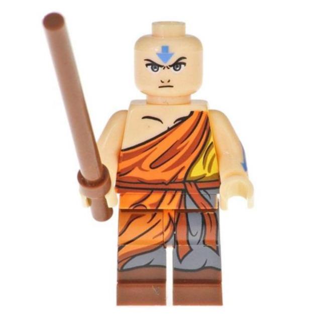 Aang From Avatar The Last Airbender Custom Minifigure