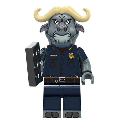 Chief Bogo From Zootopia Disney Custom Minifigure