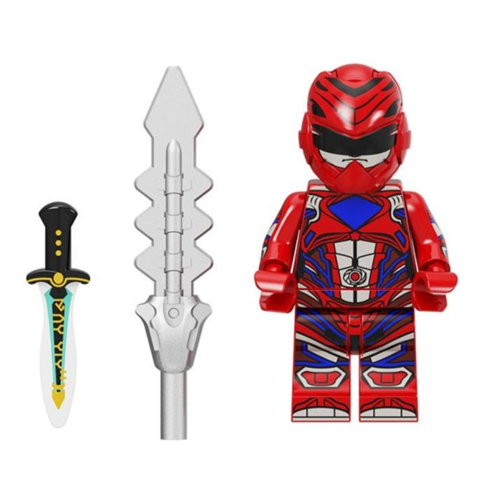 Red Ranger Custom Power Rangers Minifigure – Minifigure Bricks