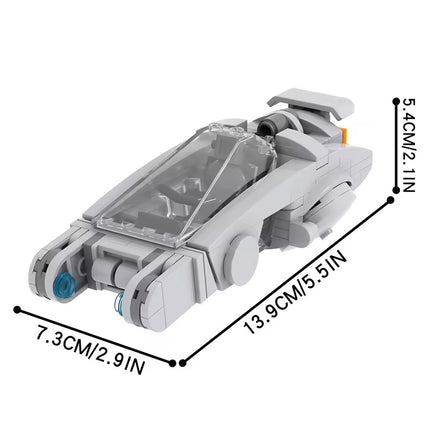 Cyberpunk Hovercar Custom Car MOC