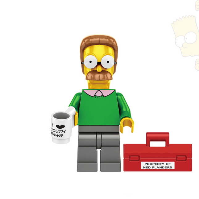 Ned Flanders Custom The Simpsons Minifigure