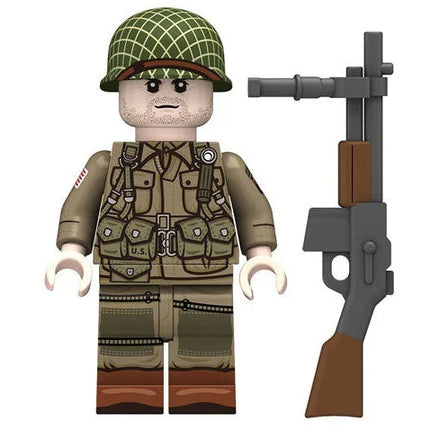 U.S. Airborne Military Soldier Custom Minifigure