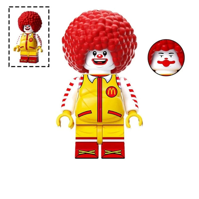 Ronald McDonald Fast Food Clown Minifigure