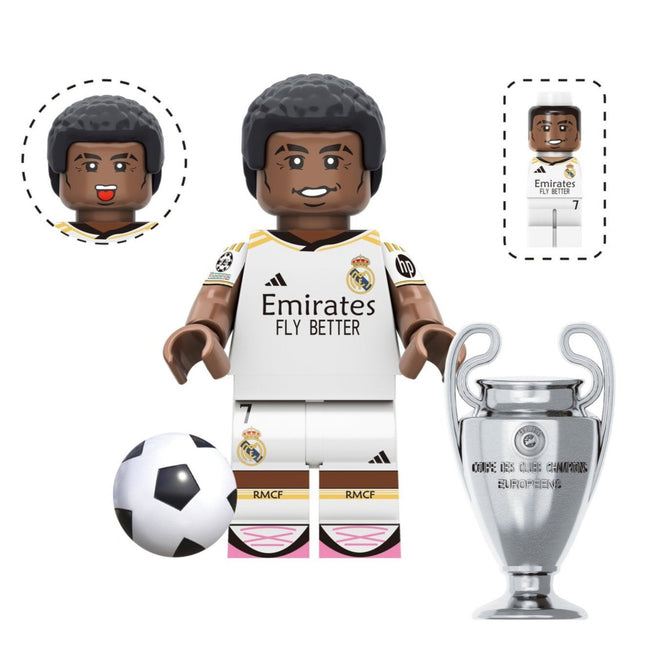 Vinicius (Real Madrid) Custom Football Player Minifigure