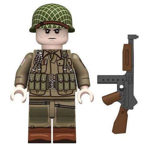 U.S. Airborne Military Soldier Custom Minifigure