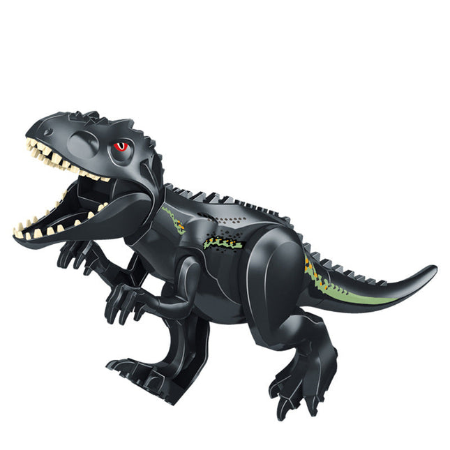 Black T. Rex Custom Dinosaur Large Minifigure