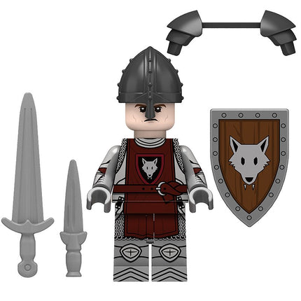 Medieval Wolfpack Warrior Custom Military Minifigure