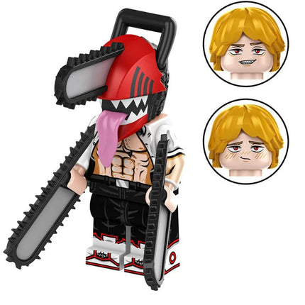Chainsaw Man Custom Japanese Anime Superhero Minifigure