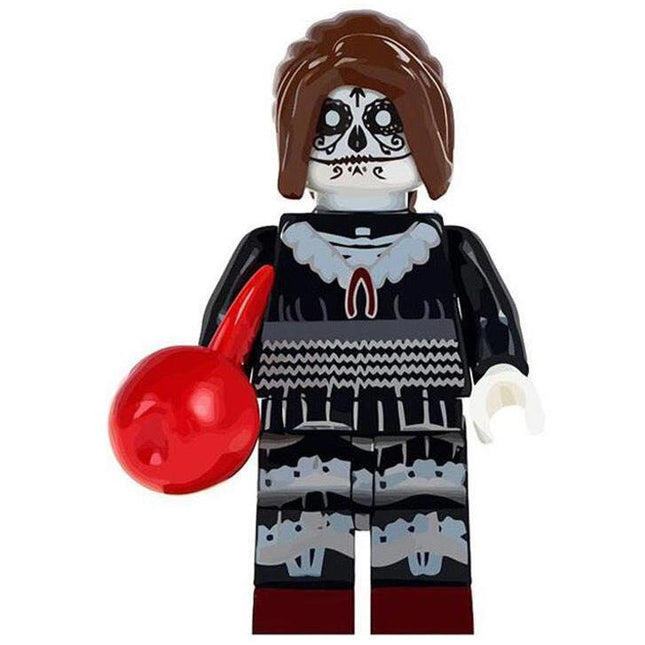 Day of the Dead Skeleton Woman Custom Horror Minifigure