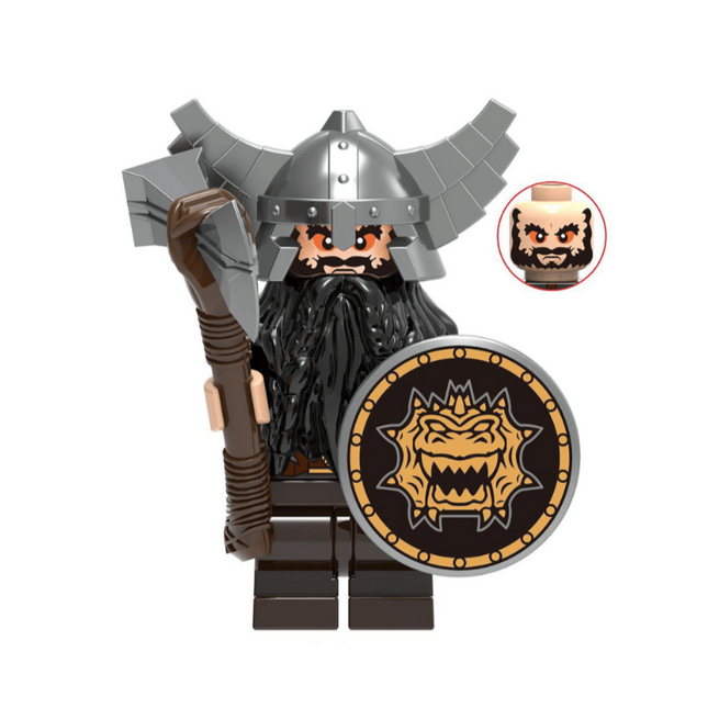 Evil Dwarf Warrior Custom Lord of the Rings Minifigure