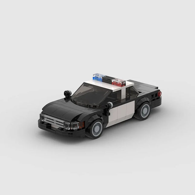 Ford Crown Victoria Police Custom Car MOC Minifigure Bricks