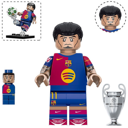 Raphinha (Barcelona) Custom Football Player Minifigure