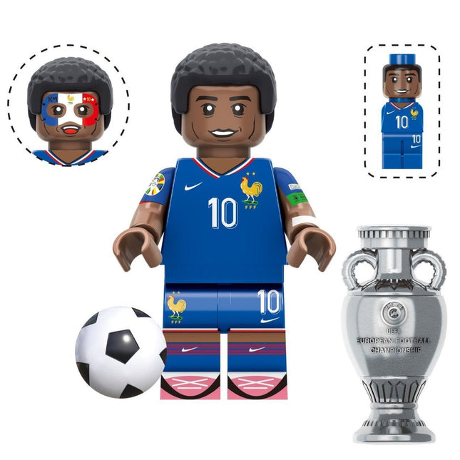 Kylian Mbappe (France) Custom Minifigure Football Player