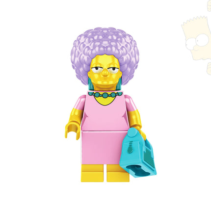 Patty Bouvier Custom The Simpsons Minifigure