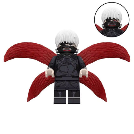 Ken Kaneki Custom Tokyo Ghoul Anime Minifigure - Minifigure Bricks