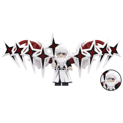 Ken Kaneki Custom Tokyo Ghoul Anime Minifigure - Minifigure Bricks