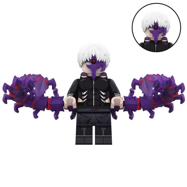 Ken Kaneki Custom Tokyo Ghoul Anime Minifigure - Minifigure Bricks