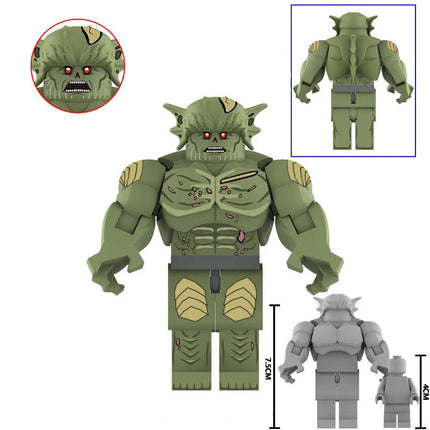 Abomination Zombie Custom Marvel Superhero Large Minifigure