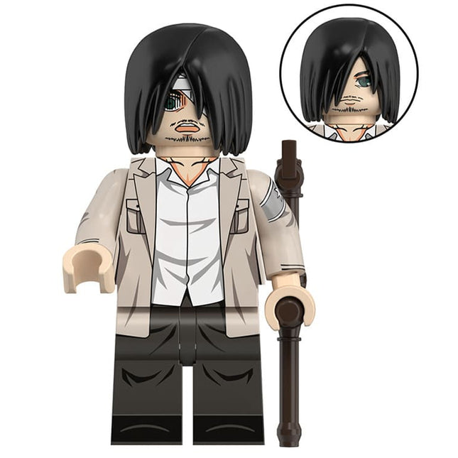 Eren Jaegar From Attack on Titan Custom Anime Minifigure