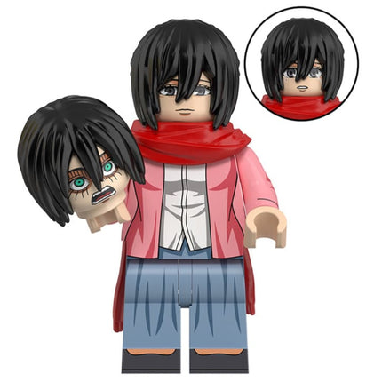 Mikasa Ackerman From Attack on Titan Custom Anime Minifigure