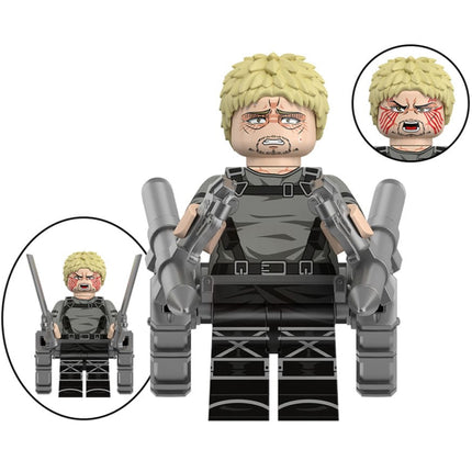 Reiner Braun From Attack on Titan Custom Anime Minifigure