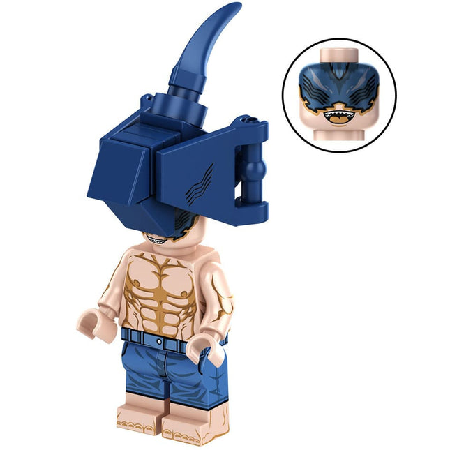 Beam Chainsaw Man Custom Japanese Anime Superhero Minifigure