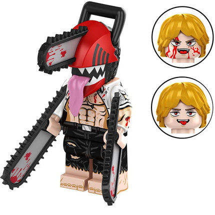 Denji Chainsaw Man Custom Japanese Anime Superhero Minifigure
