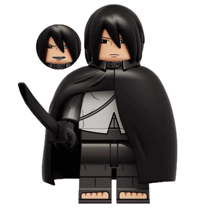 Sasuke Uchiha Custom Anime Minifigure