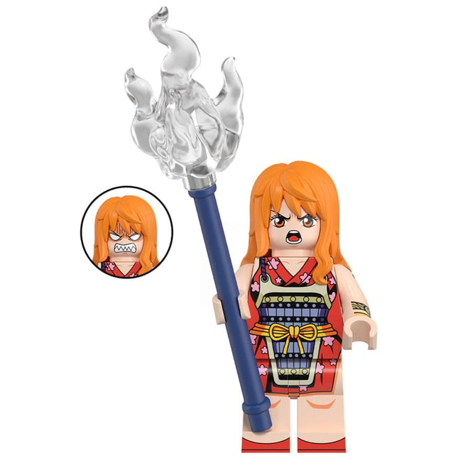 Nami Custom One Piece Anime Minifigure