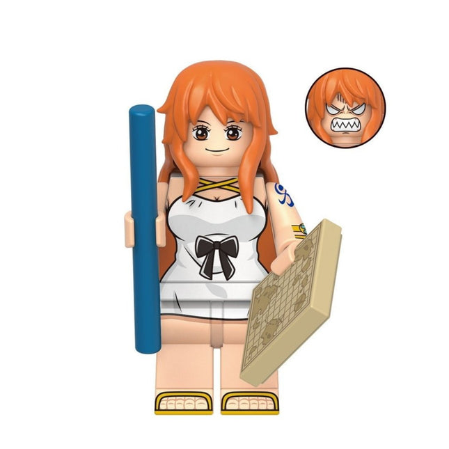 Nami Custom One Piece Anime Minifigure