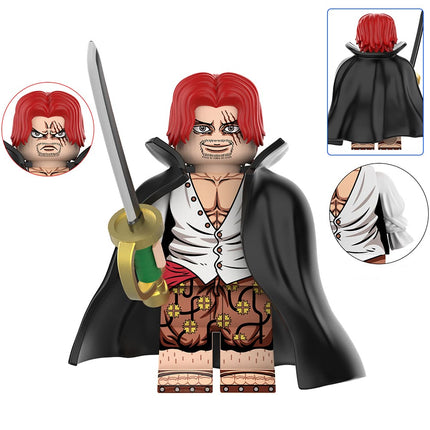 Shanks Custom One Piece Anime Minifigure